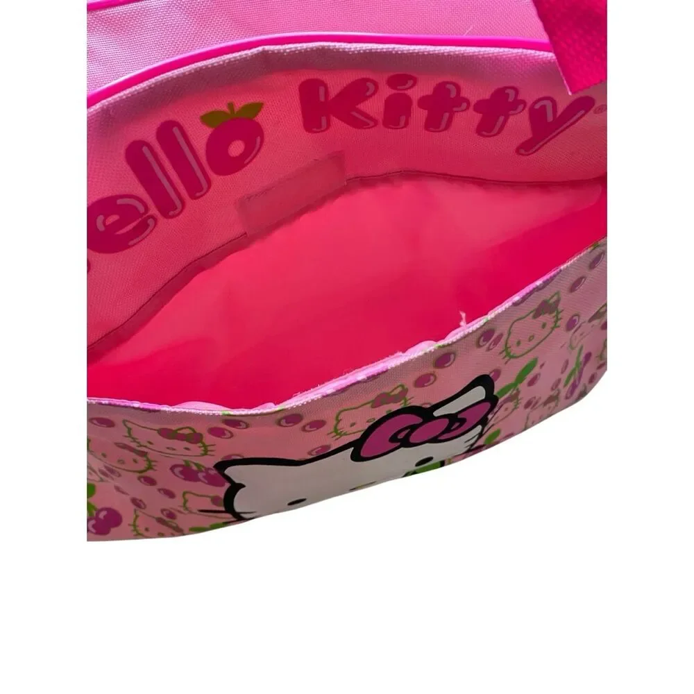 Sanrio Hello Kitty Pink Cherry Duffle Travel Overnight Shoulder Bag Kawaii Cute